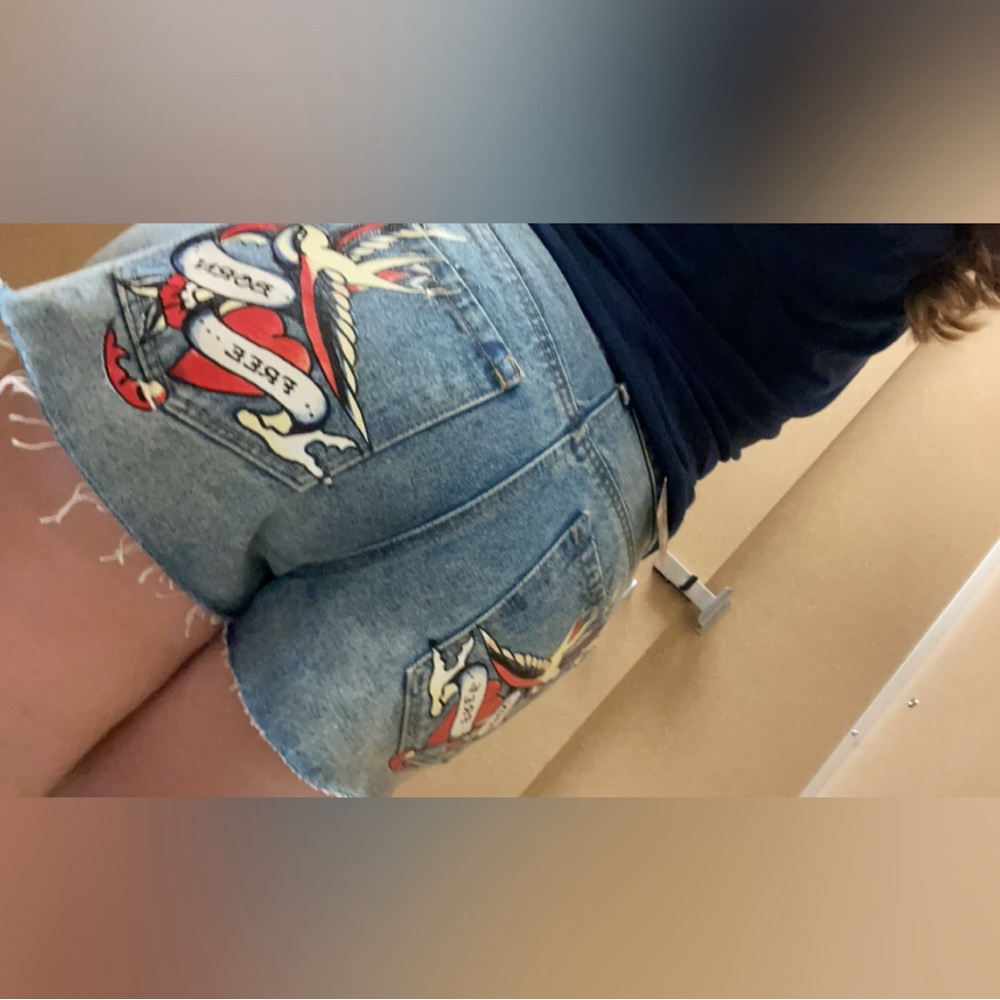 Ed Hardy Jean Shorts